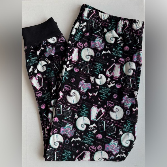 🆕 Nightmare Before Christmas Women’s Pajama Bottons Black, Blue and Purple NWOT - Picture 8 of 9